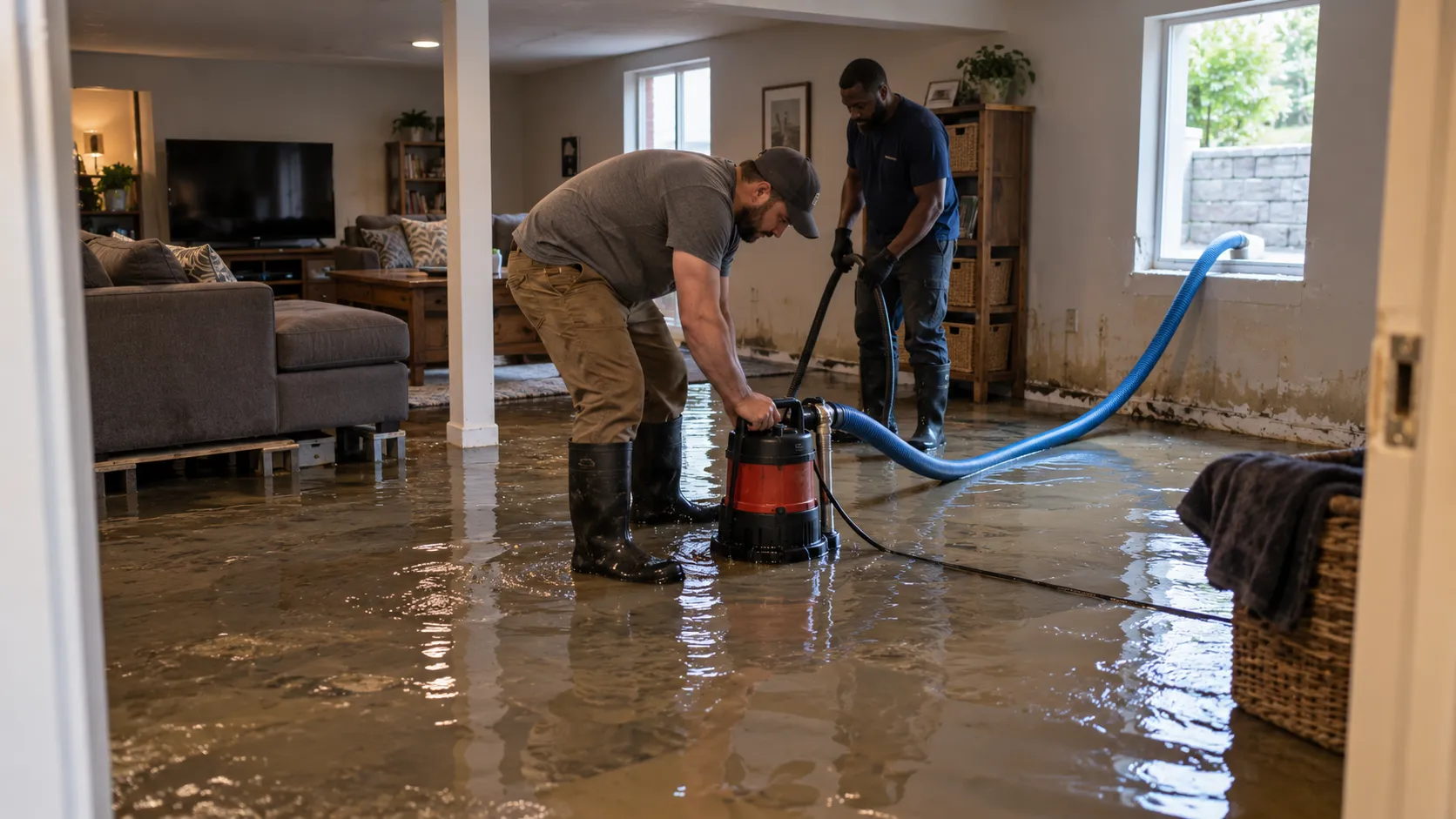 Flooded Basement Cleanup in Chicago, IL