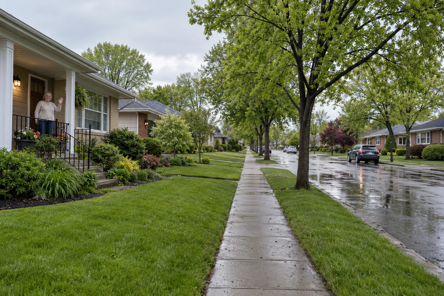 Homes in the Chicagoland area served by local water damage providers